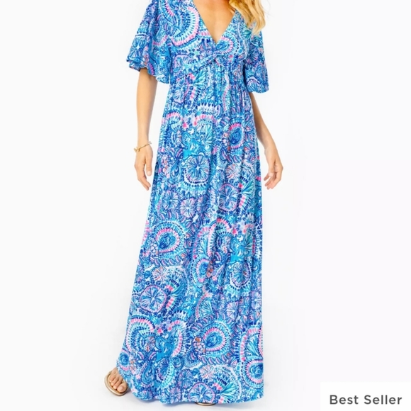 Lilly Pulitzer Dresses New Lp Blue Grotto Commotion In The Ocean